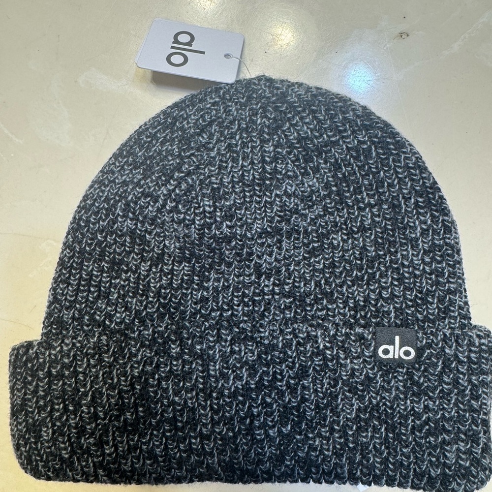 Alo Black Marl Beanie